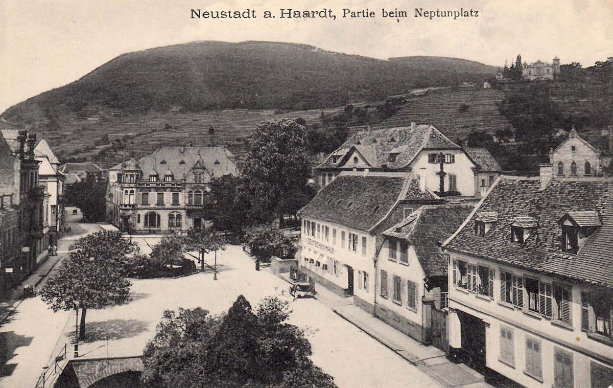 Neustadt an der Weinstraße. Neptunplatz, 1914