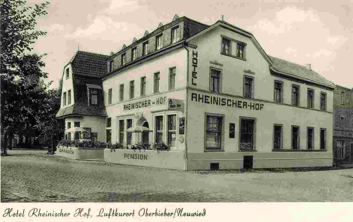 Neuwied. Oberbieber - Hotel 'Rheinischer Hof', 1952