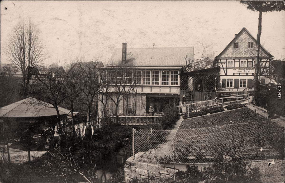 Neustadt in Sachsen. Restauration zur Post, 1913