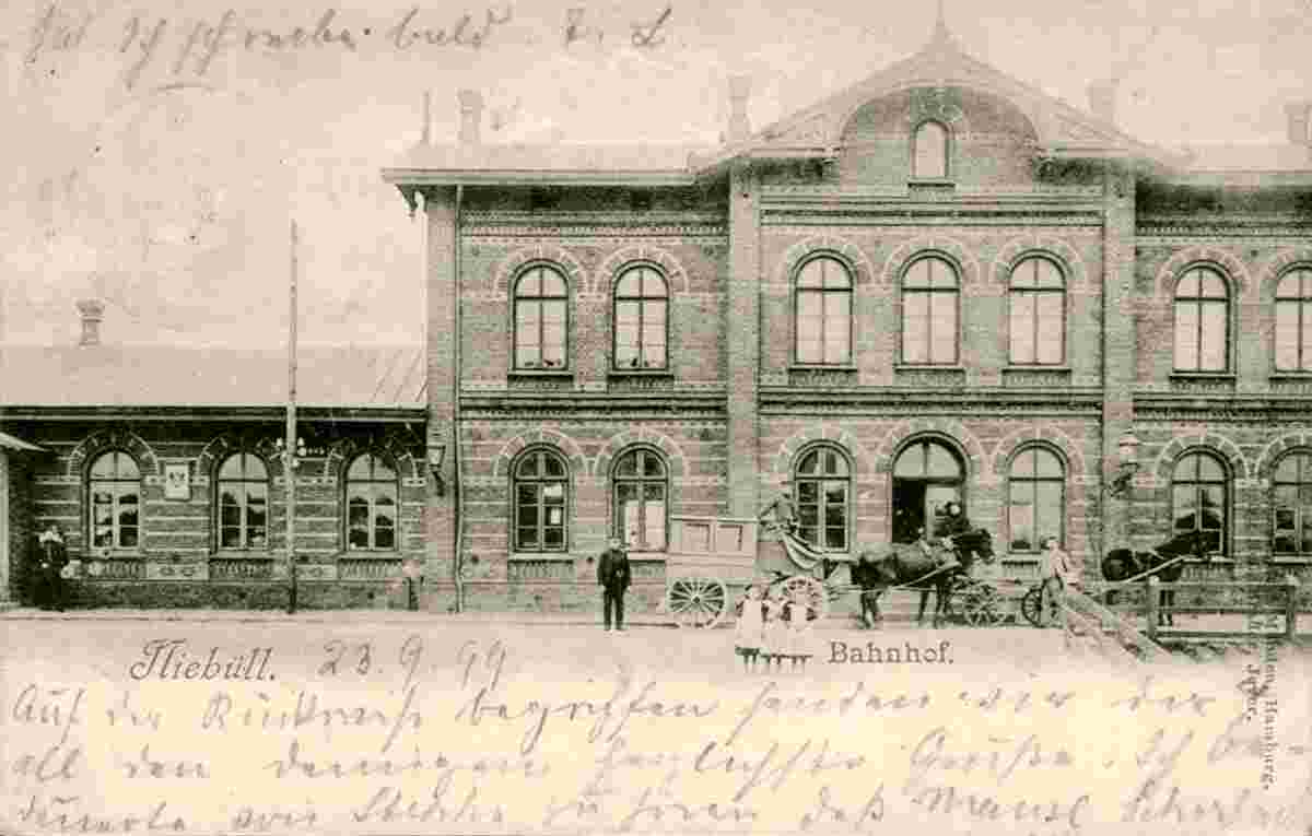 Niebüll. Bahnhof, 1899