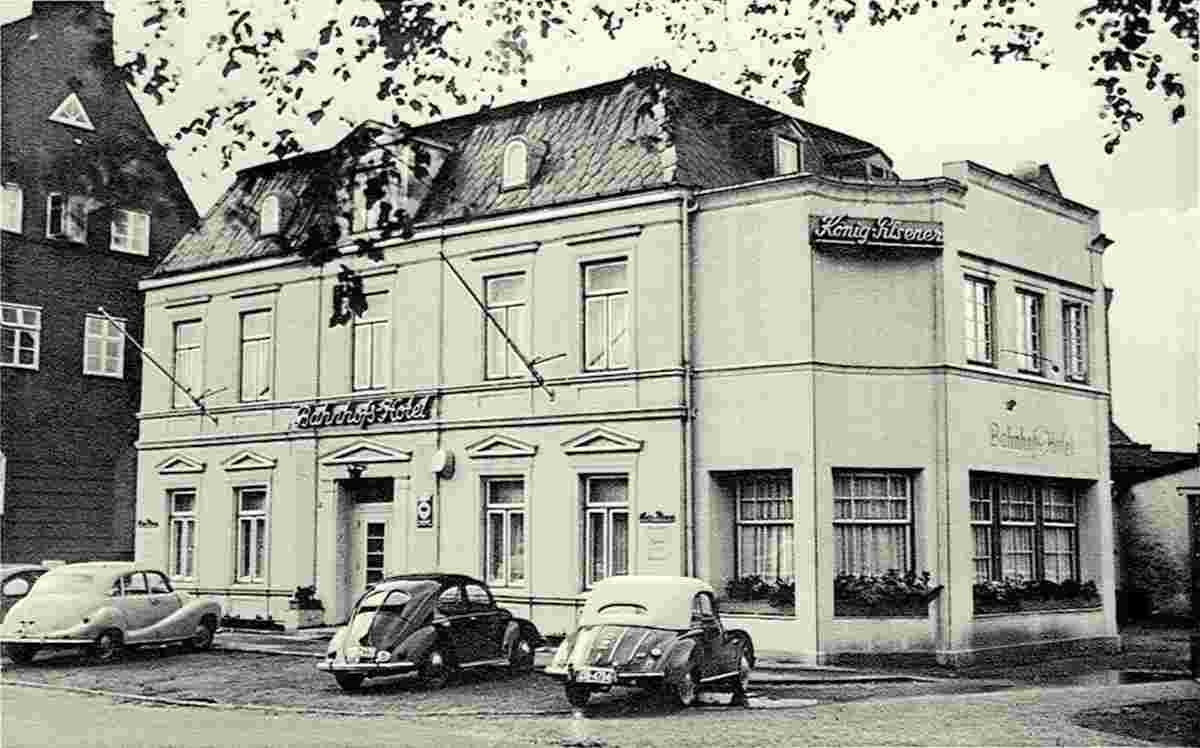 Niebüll. Bahnhofs-Hotel, 1955