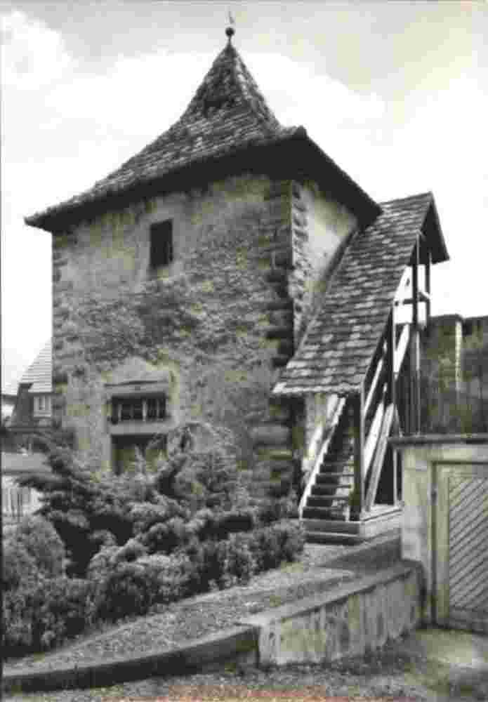 Oberderdingen. Hexenturm, um 1965