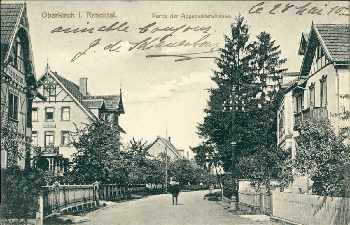 Oberkirch (Ortenaukreis). Appenweierstraße, 1910