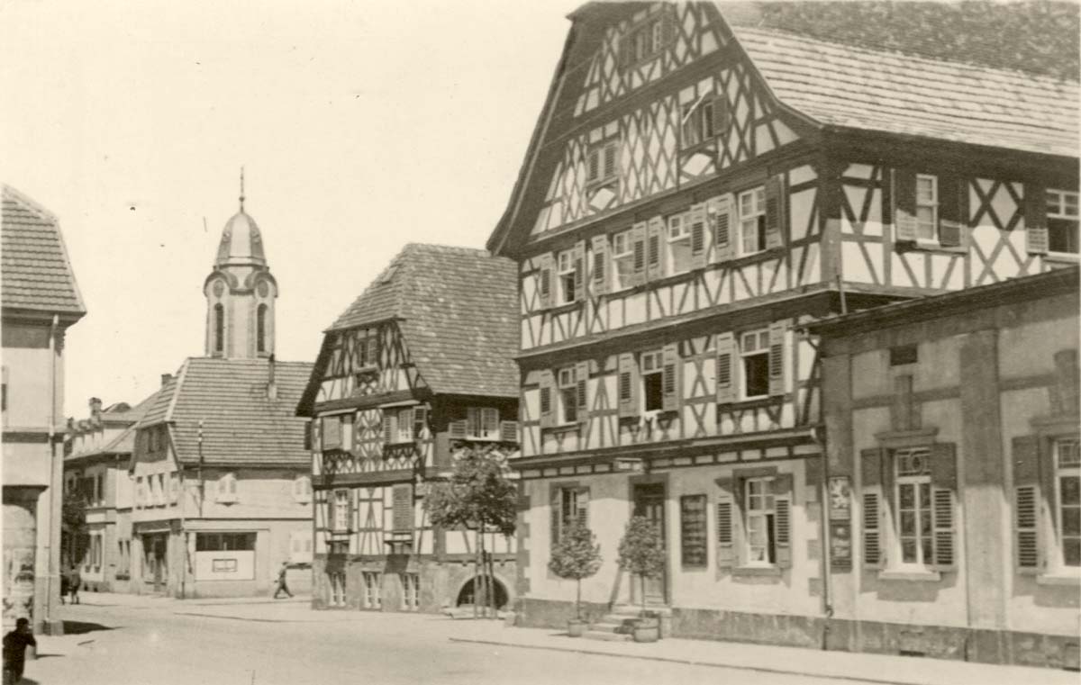 Oberkirch (Ortenaukreis). Haupstraße, 1948
