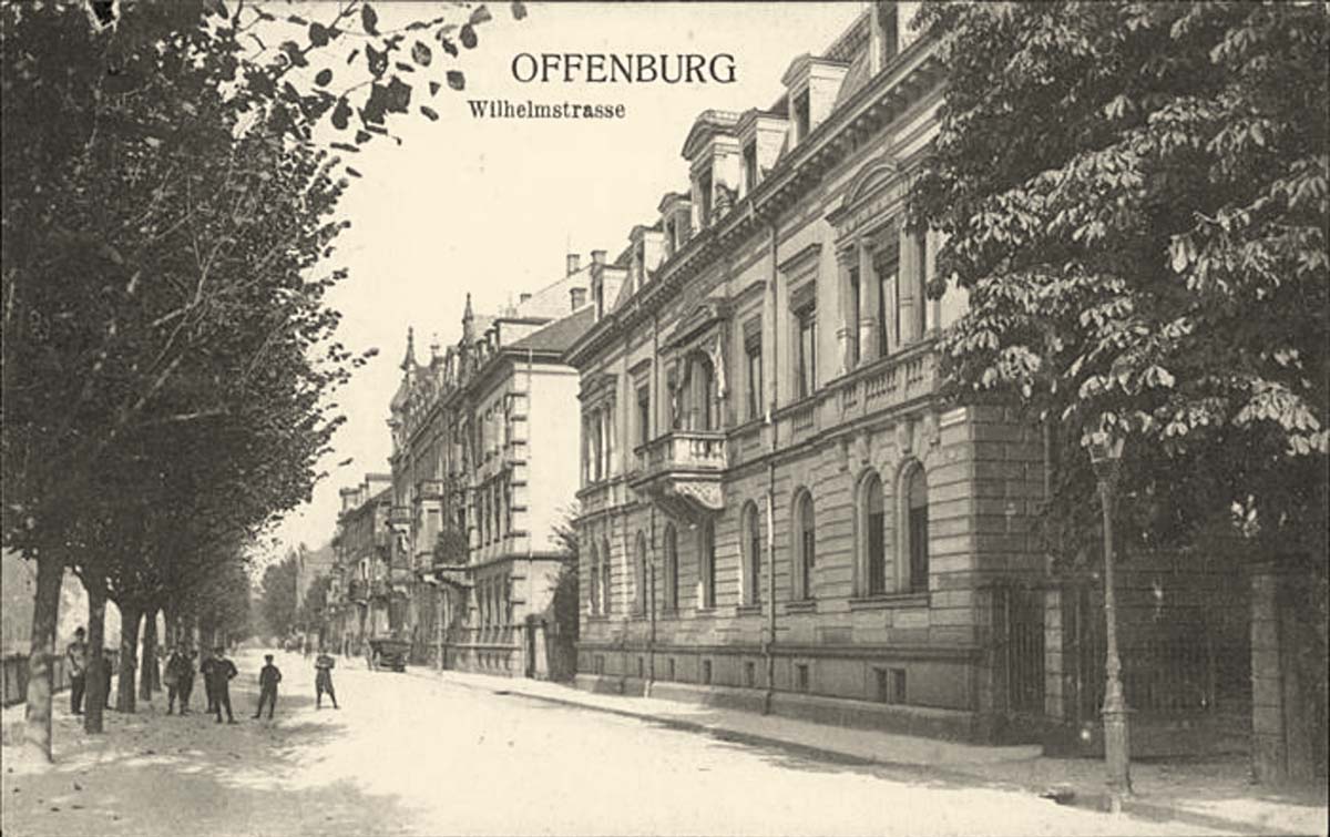 Offenburg. Bohlsbach - Wilhelmstraße, um 1920