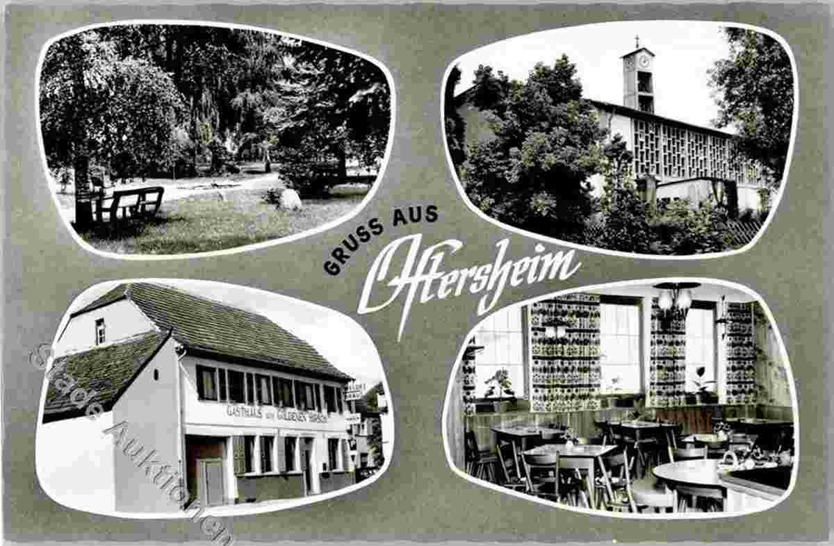 Oftersheim. Gasthaus zum goldenen Hirschen