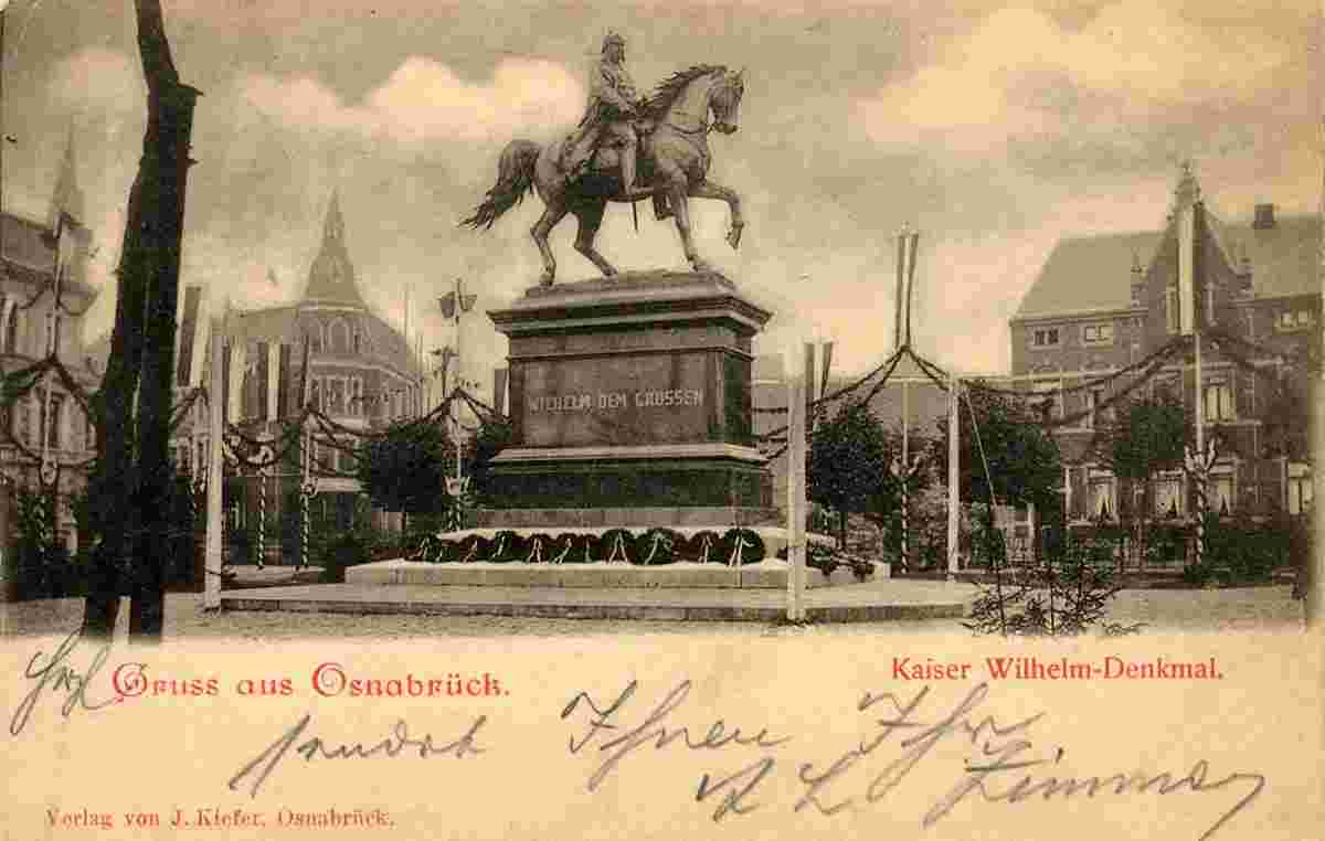 Osnabrück. Kaiser-Wilhelm-Denkmal, 1899
