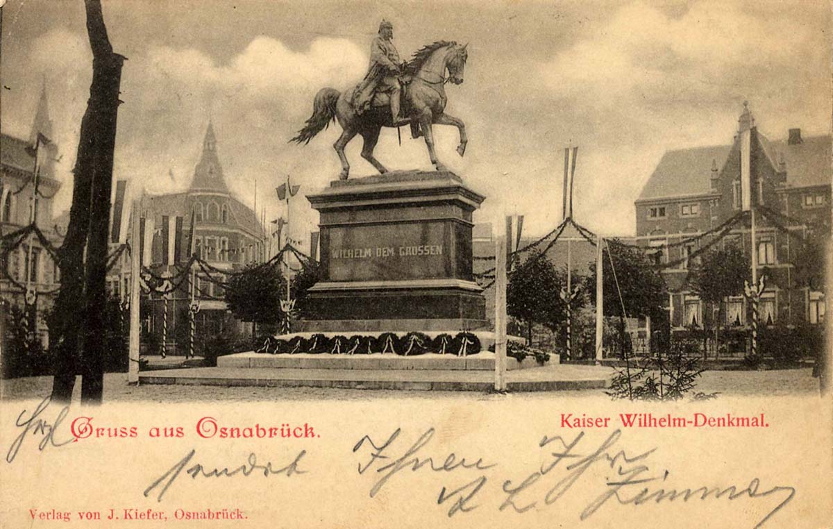 Osnabrück. Kaiser-Wilhelm-Denkmal, 1899