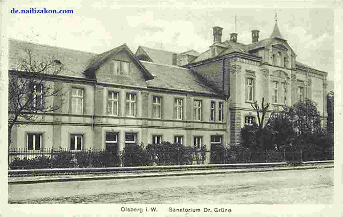Olsberg. Sanatorium Dr. Grüne