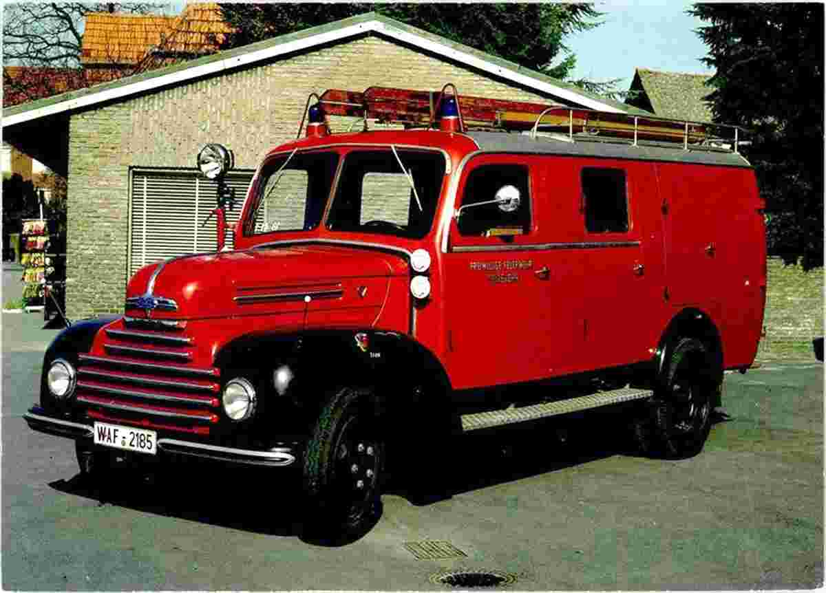 Ostbevern. Feuerwehr, Ford FK 3500, 1954