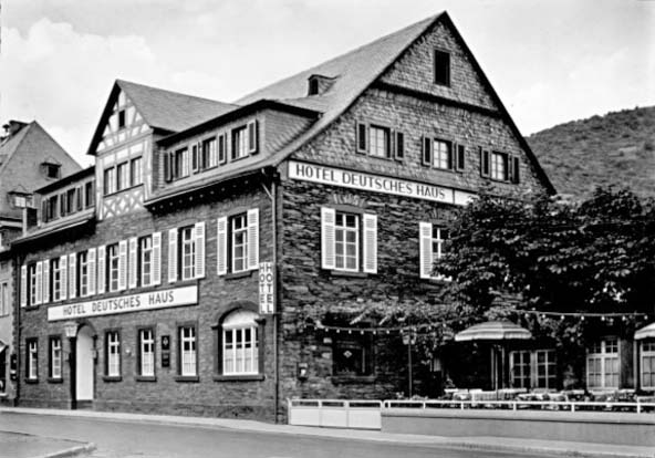 Oberwesel. Hotel 'Deutsches Haus'