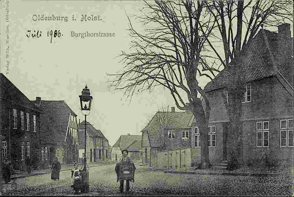 Oldenburg in Holstein. Burgthorstrasse, 1906