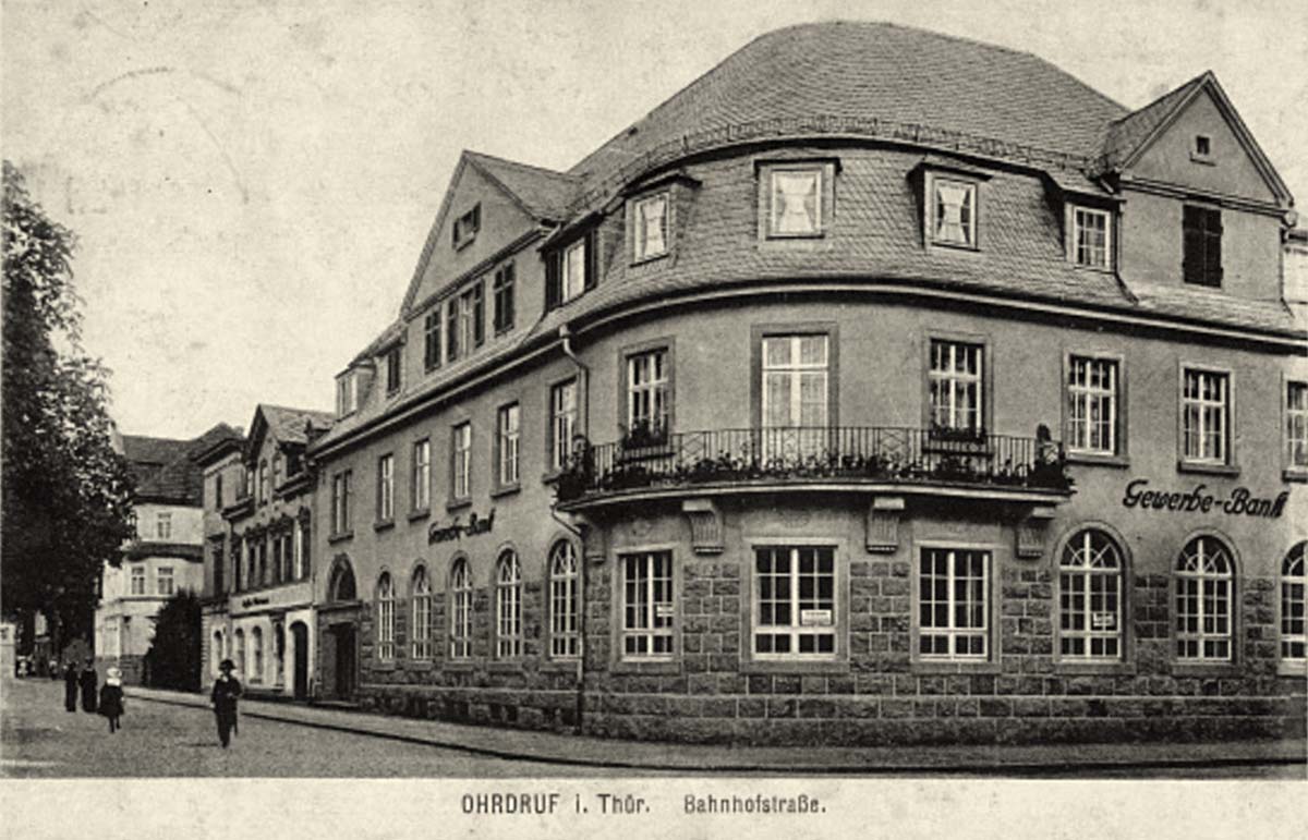 Ohrdruf. Bahnhofstraße, 1916