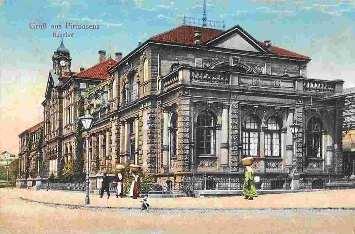Pirmasens. Bahnhof, 1919