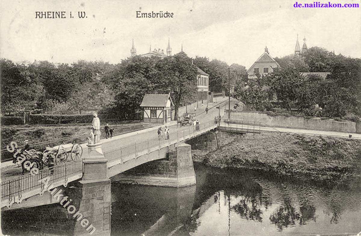 Rheine. Emsbrücke, 1905