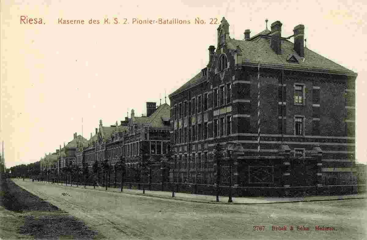 Riesa. Kaserne, 1903