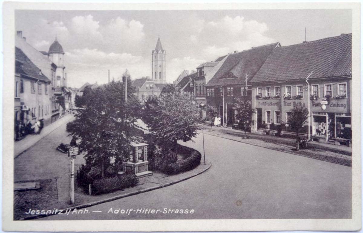 Raguhn-Jeßnitz. Jeßnitz - Adolf Hitler Straße