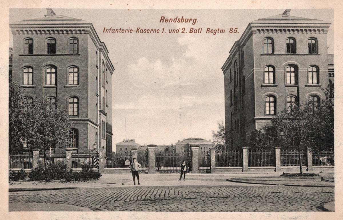 Rendsburg. Infanterie Kaserne