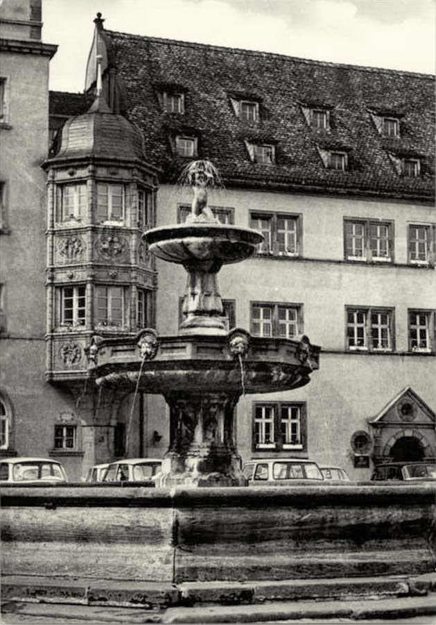 Rudolstadt. Marktbrunnen, 1973