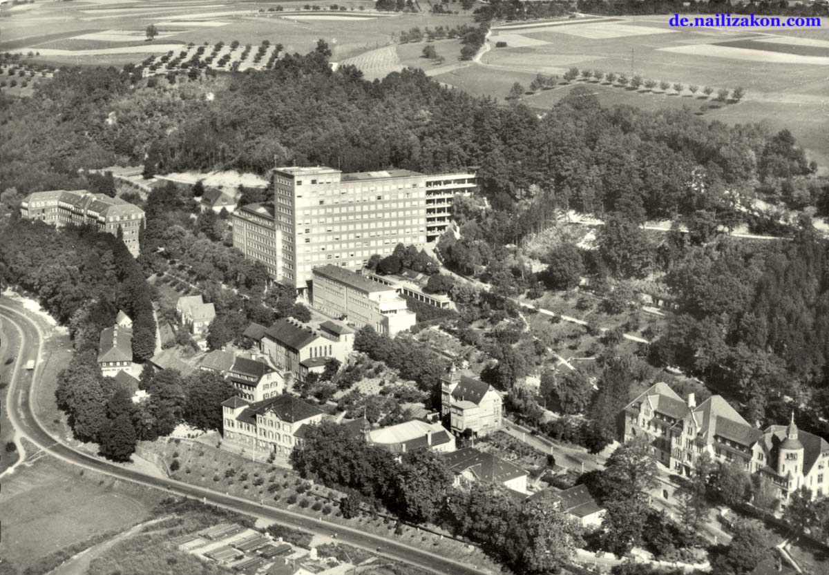 Schwäbisch Hall. Evangelisches Diakonissenanstalt - Krankenhaus, 1960