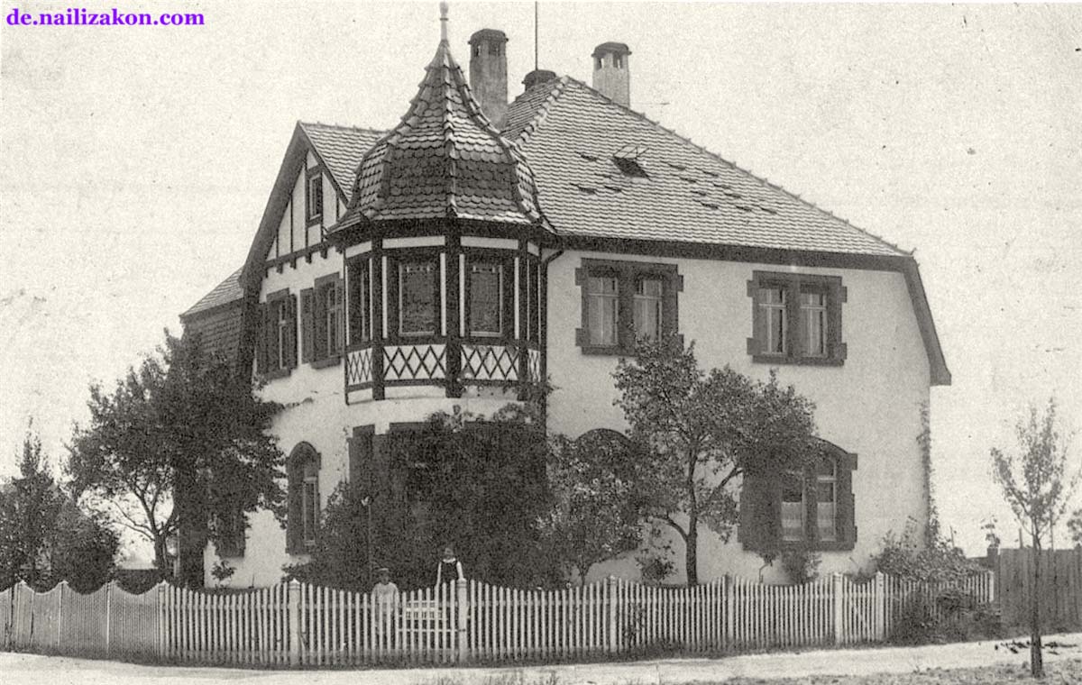 Stutensee. Friedrichstal - Villa Albert Calmez, 1910