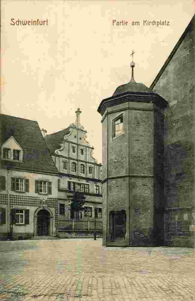 Schweinfurt. Kirchplatz, 1913