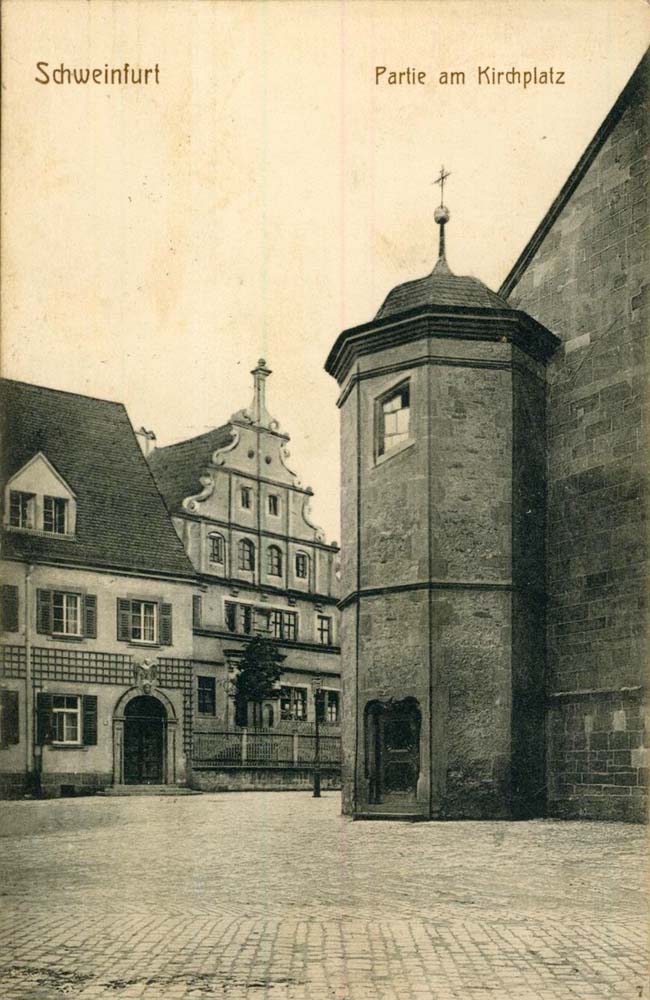 Schweinfurt. Kirchplatz, 1913