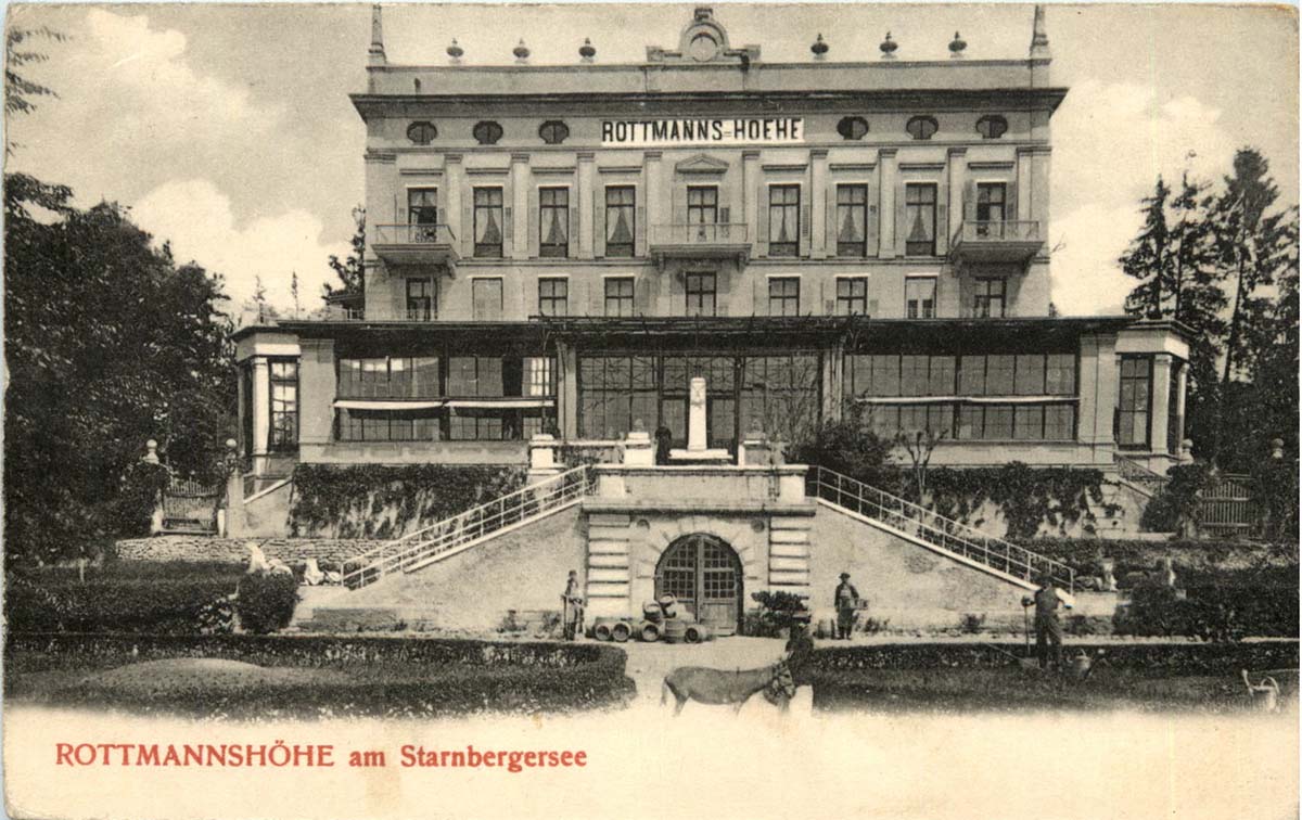 Starnberg. Leoni, Hotel 'Rottmannshöhe', 1910