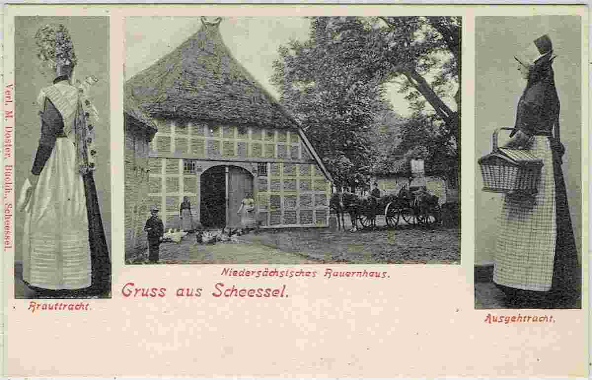 Scheeßel. Niedersächsisches Bauernhaus