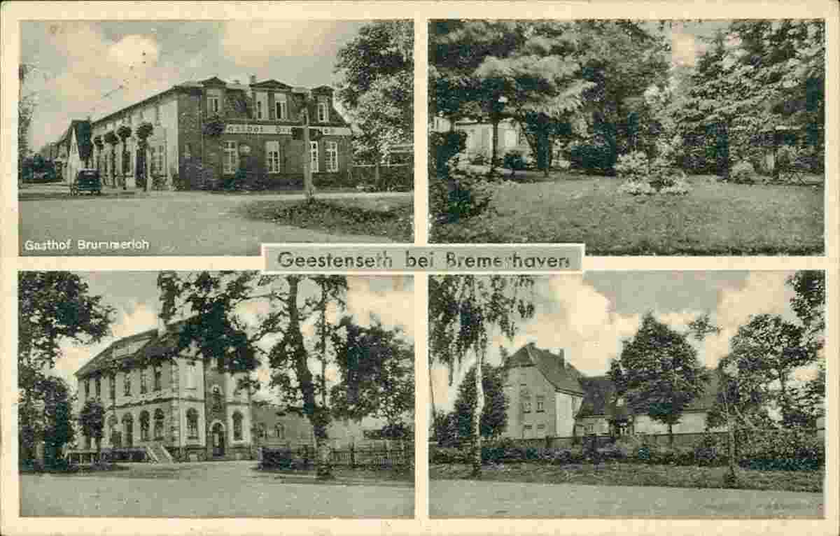Schiffdorf. Geestenseth - Gasthof Brummerloh, 1953