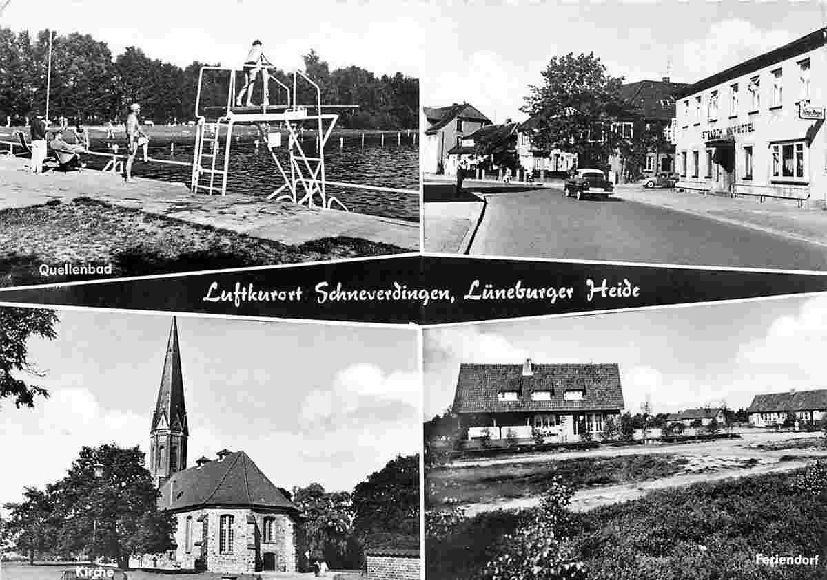 Schneverdingen. Quellenbad, Kirche, Feriendorf, Hotel