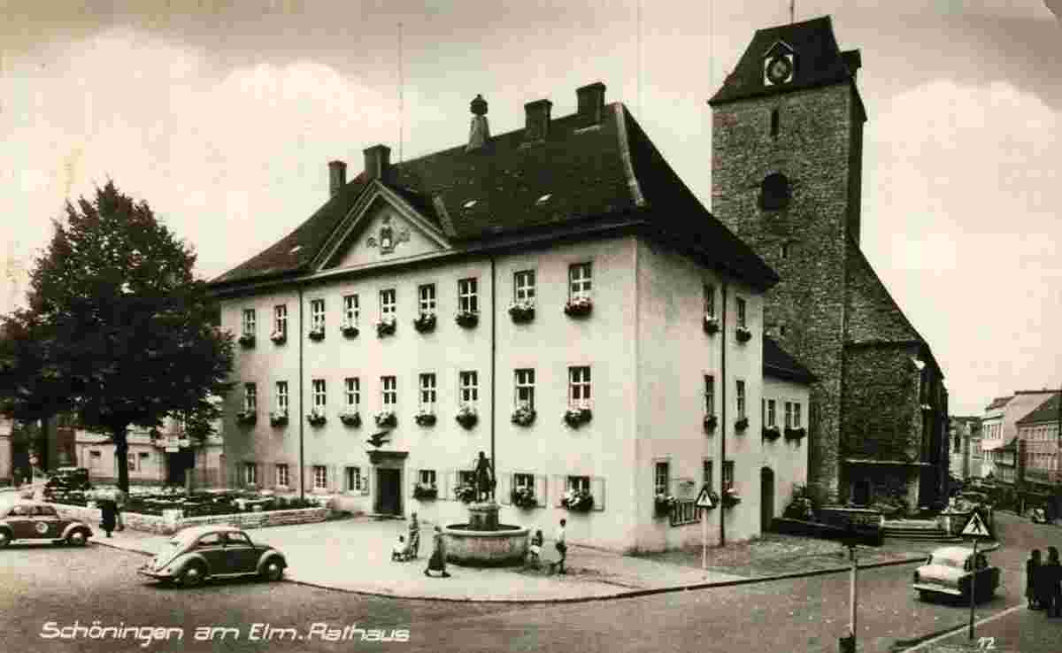 Schöningen. Rathaus, 1958