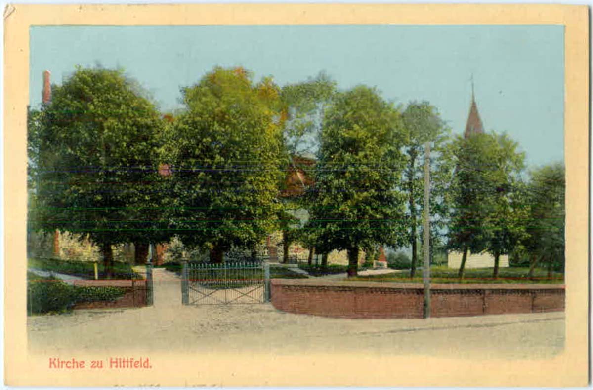 Seevetal. Kirche zu Hittfeld, 1917