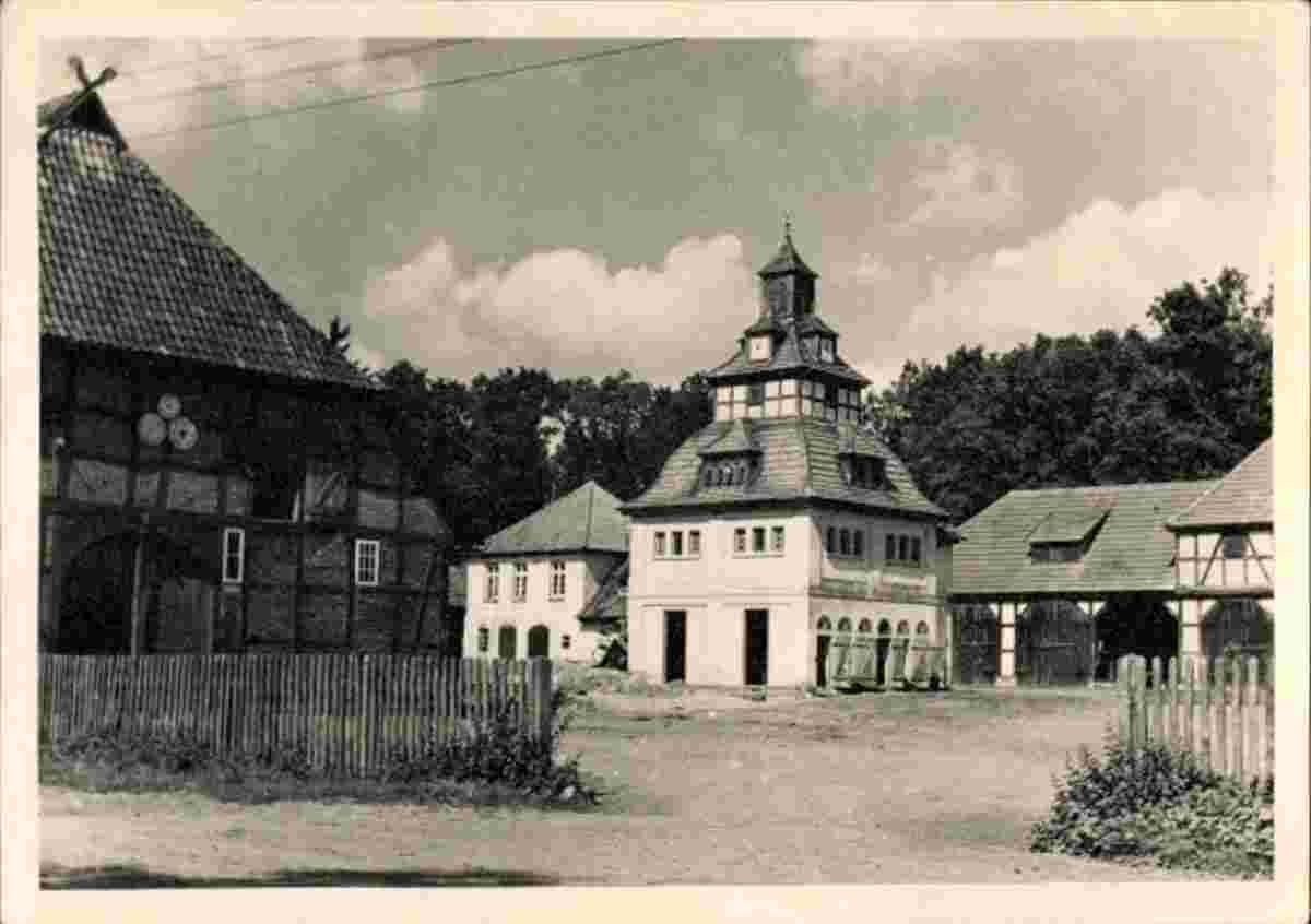 Südheide. Lutterloh - Dorfidyll, 1955