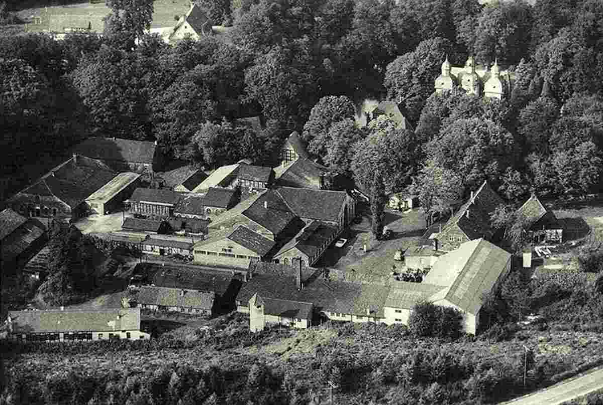 Industriemuseum Schloß Holte-Stukenbrock, Luftaufnahme, 1965