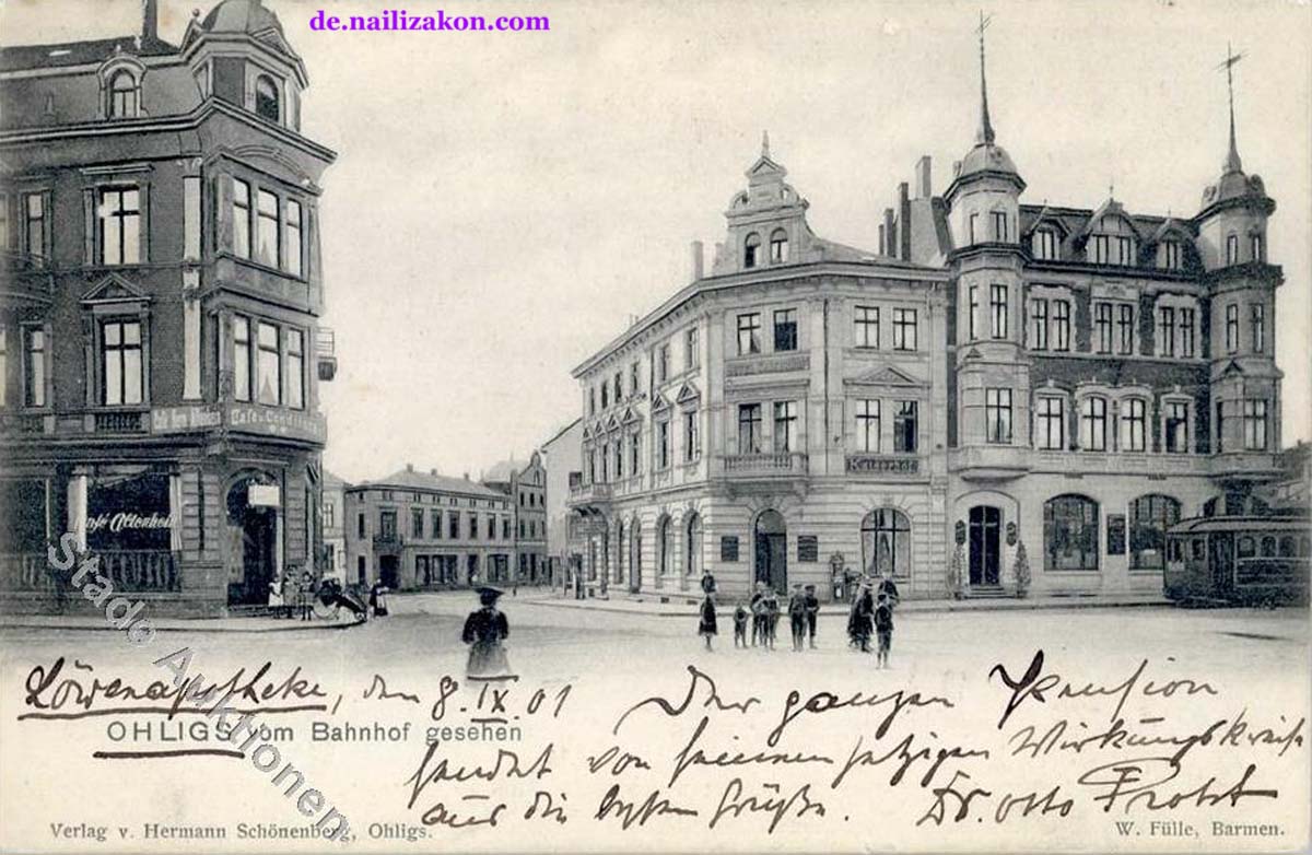 Solingen. Ohligs - vom Bahnhof gesehen, 1901