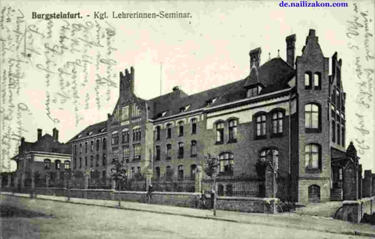Steinfurt. Königliches Lehrerinnenseminar, 1903