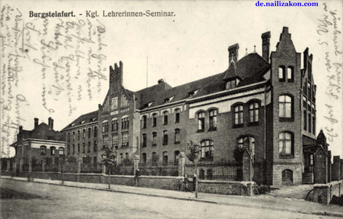 Steinfurt. Burgsteinfurt - Königliches Lehrerinnenseminar, 1903