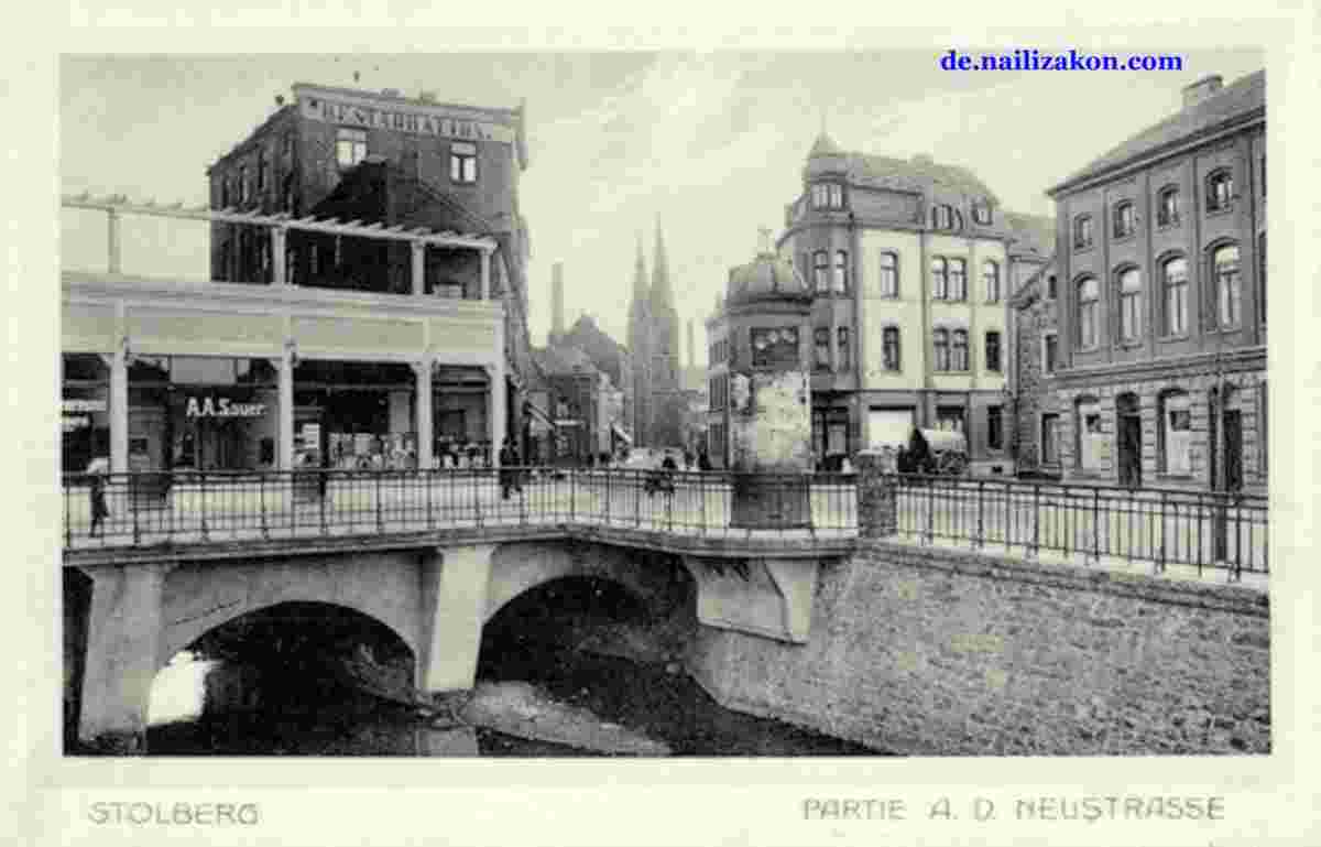 Stolberg. Neustraße, 1916