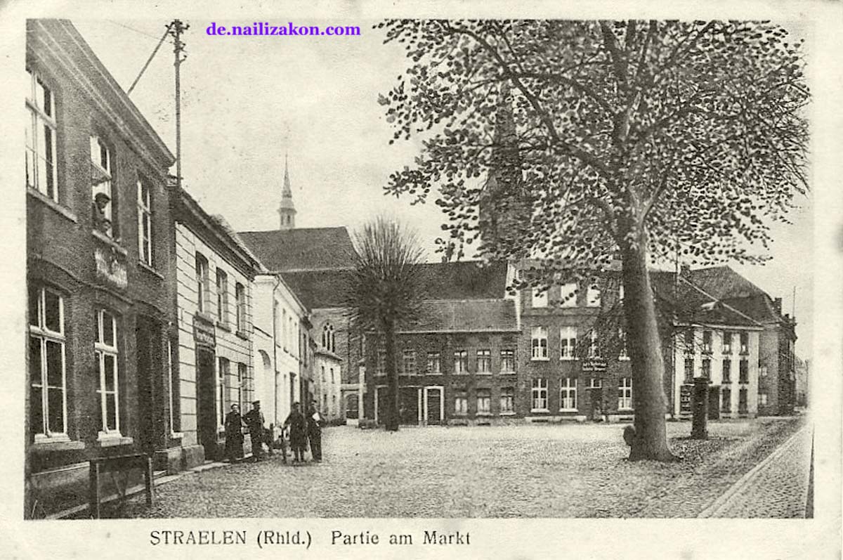 Straelen. Marktplatz, 1919