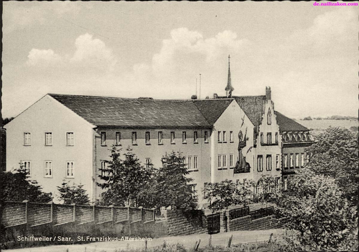 Schiffweiler. St Franziskus Altersheim, um 1960er Jahre