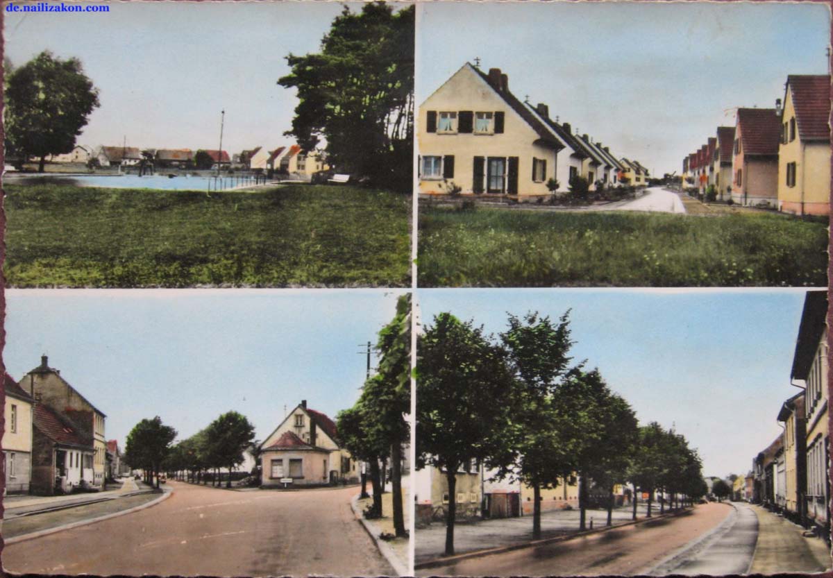 Schmelz (Saar). Panorama von Limbach, 1959