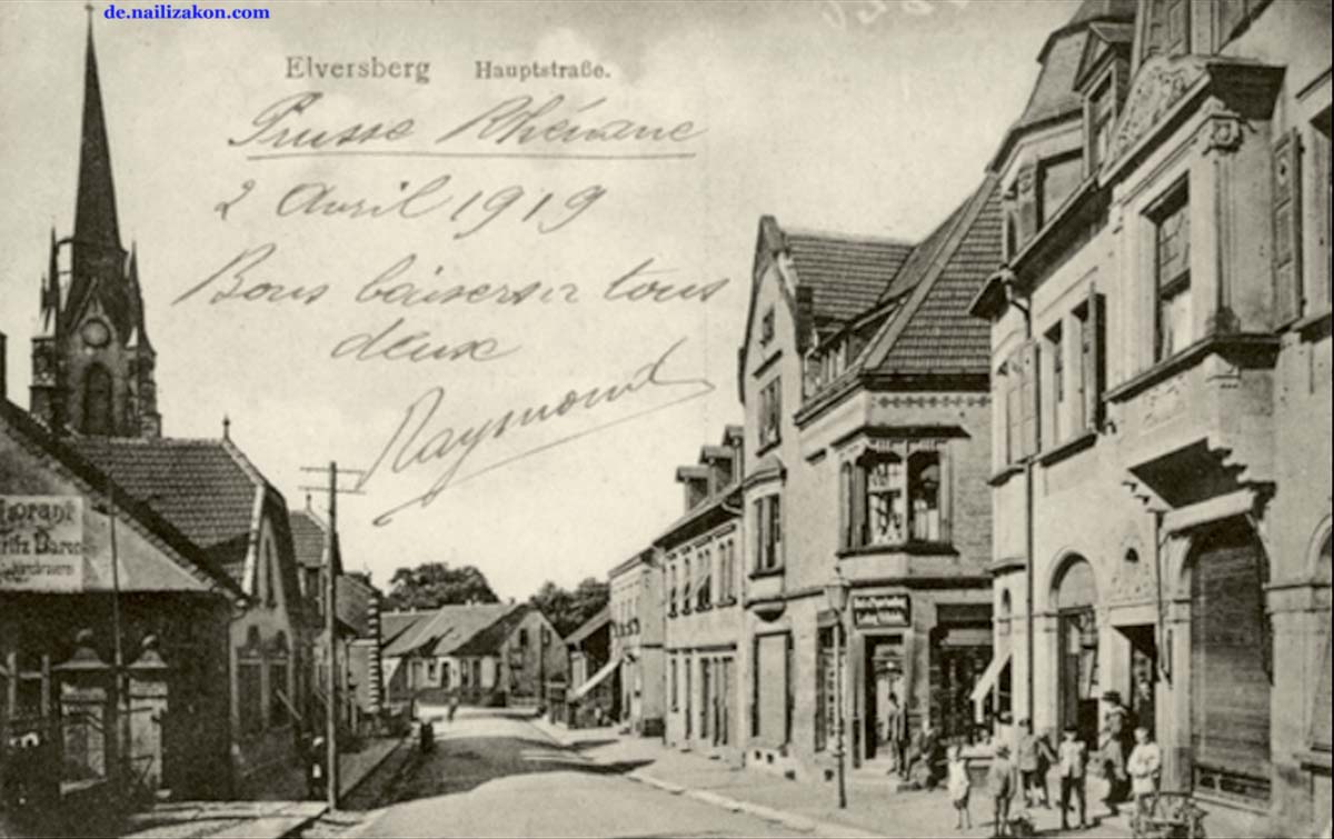 Elversberg - Hauptstraße, 1919
