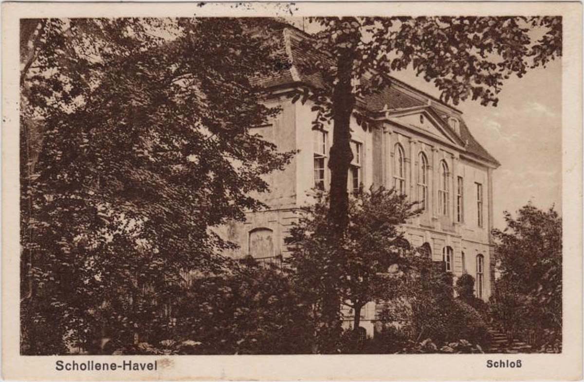 Schollene. Schloß, 1929