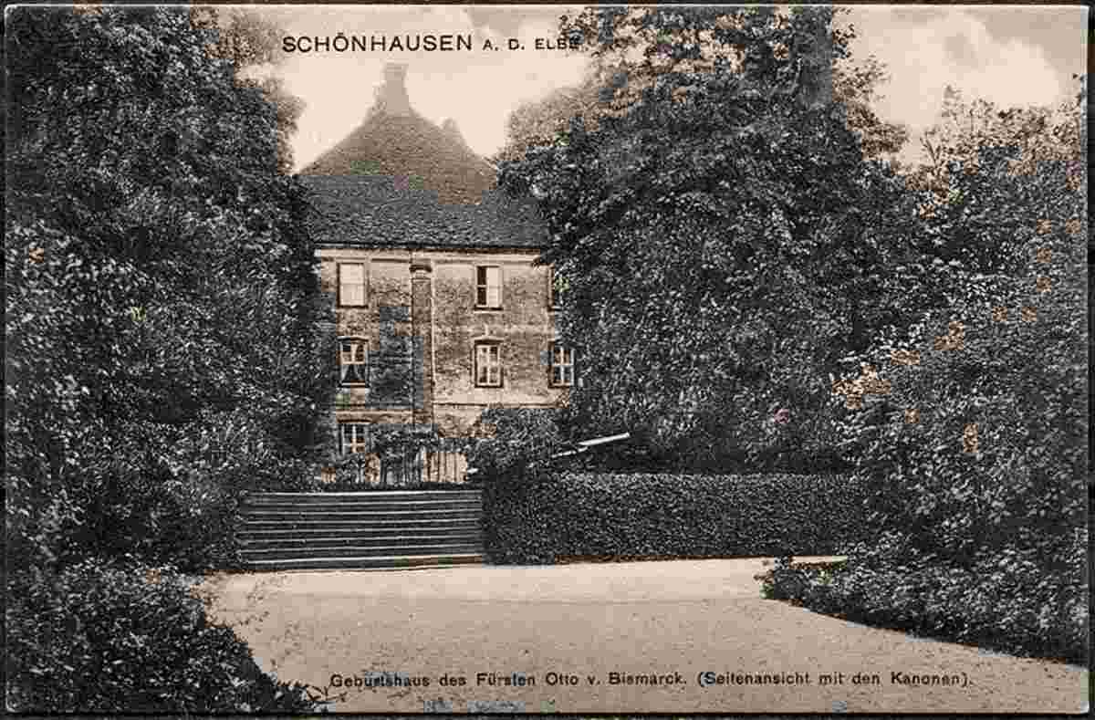 Schönhausen. Geburtshaus des Alt Reichskanzler Fürst Otto von Bismarck, 1915