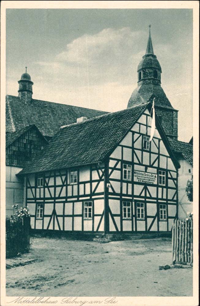 Seegebiet Mansfelder Land. Seeburg - Mittelelbe Haus, 1938