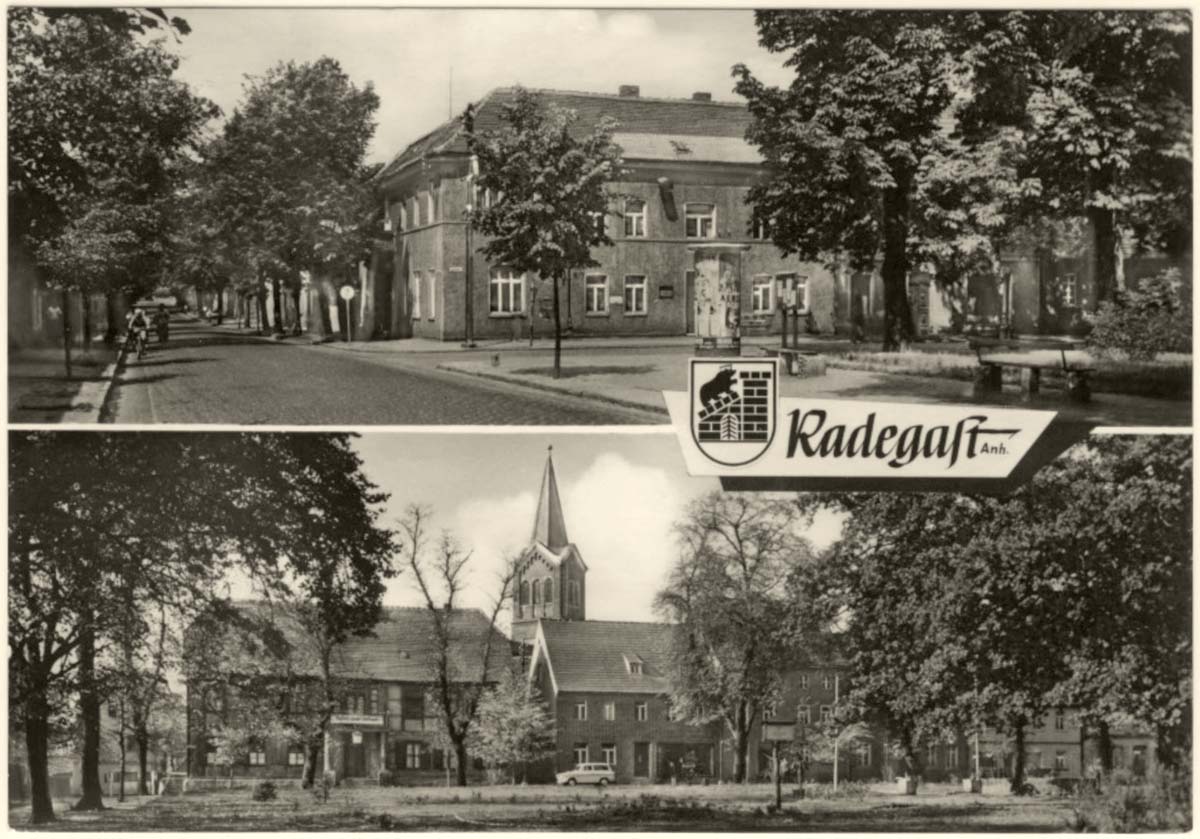 Südliches Anhalt. Radegast - Leninplatz, 1972