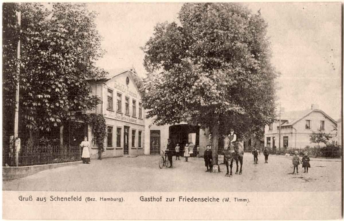 Schenefeld (Pinneberg). Gasthof zur Friedenseiche, 1910