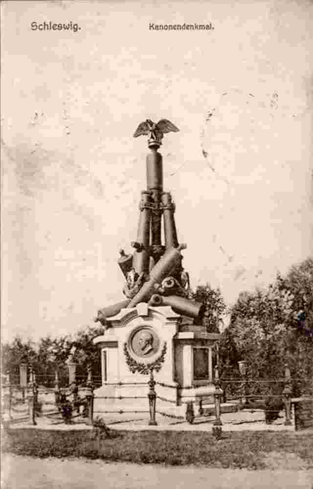 Schleswig. Kanonendenkmal, 1914