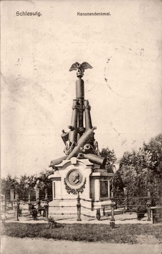 Schleswig. Kanonendenkmal, 1914